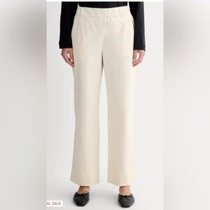 Everlane The Easy Pant in Canvas color Organic Cotton , size Small